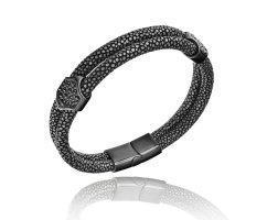 Двойной браслет из кожи ската Hexatry QB895