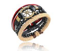 San Tropez Сет из браслетов с штурвалом PLS2604