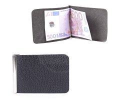 Зажим для денег черный тонкий 183337