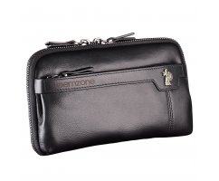 Клатч черный классический Q3216