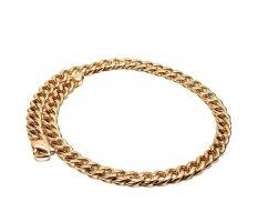 Цепь панцирного плетения золотистая C077