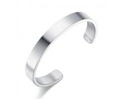 Браслет под гравировку из стали матовый 10 мм SB4443