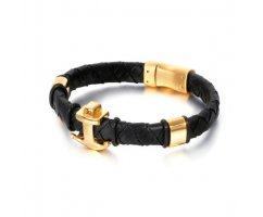 Браслет с массивным якорем YB54