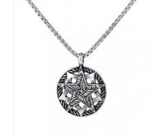 Кулон двойная пентаграмма K426