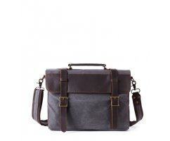 Сумка из канваса серая SM033