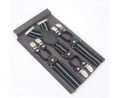 Подтяжки мужские в полоску PT28