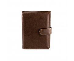 Обложка для водительских документов и паспорта коричневая O07