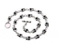 Цепь из стали с черепами  C093