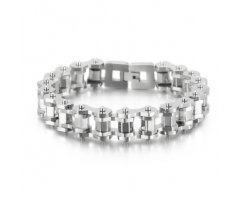 Браслет мотоцепь с гранями SB184