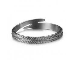 Браслет кафф в виде пера SB189