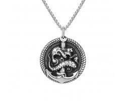Кулон стальной Гроза Океана K409
