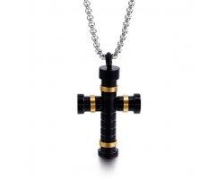 Крест с цепочкой K424
