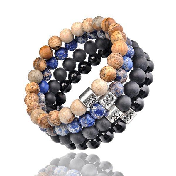 Браслет из камней Водолей SH137