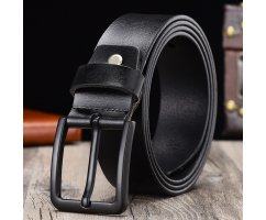Ремень с черной пряжкой из кожи RB2476