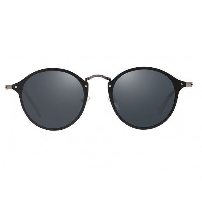 Очки солнцезащитные круглые Round black SGP6358