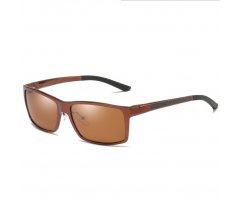 Очки солнцезащитные алюминиевые Brown snowfall  SGP6519-C2