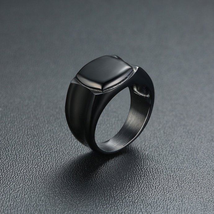 Печатка черная из стали R236