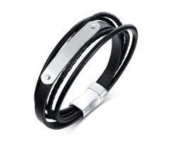 Браслет из кожи под гравировку QB309