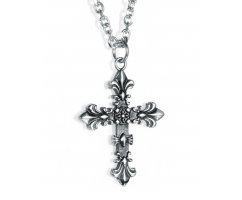 Крест массивный из стали K395