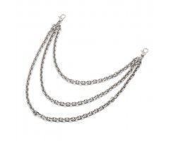 Набор цепочек на джинсы якорного плетения из стали DC001