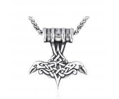 Кулон молот из стали K456