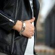 Широкий браслет из стали под гравировку SB120