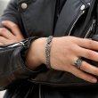 Браслет из стали тонкий со змеями SB374