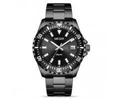 Часы наручные мужские Megir Black Aero W0137