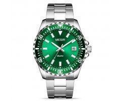 Часы наручные мужские Megir Green Aero W0136