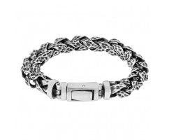 Браслет якорного плетения из стали SB385