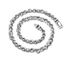 Цепочка канатного плетения на шею из стали C383