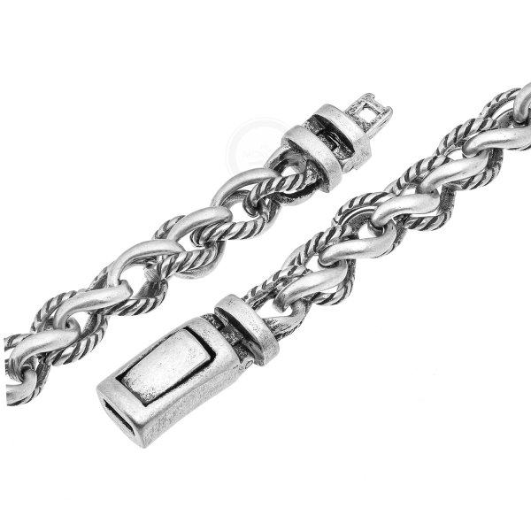 Цепочка канатного плетения на шею из стали C383