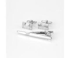 Набор запонки и зажим для галстука ZK152