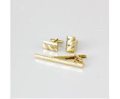 Набор запонки и зажим для галстука ZK151