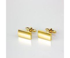 Запонки золотистые Базис ZP210