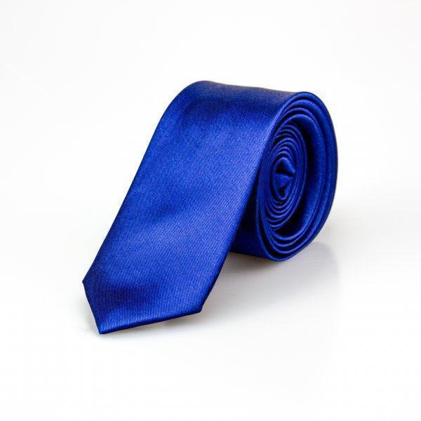 Lambert галстук узкий синий NT43