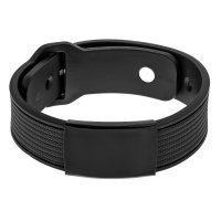 Браслет широкий из каучука под гравировку KB105