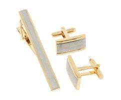 Набор запонки и зажим для галстука ZK159