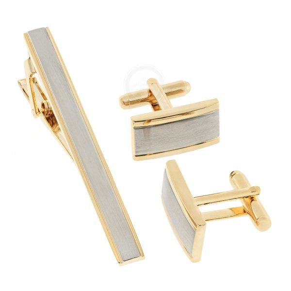 Набор запонки и зажим для галстука ZK159
