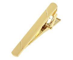Зажим для короткого галстука золотистый Z190