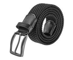 Плетеный ремень черный Mr MORGAN RB7205-1