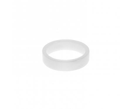 Кольцо из керамики белое R332