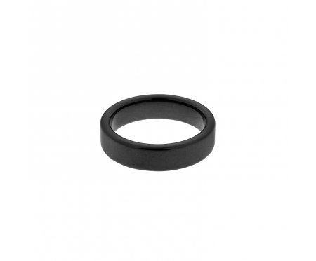 Кольцо из керамики черное R334