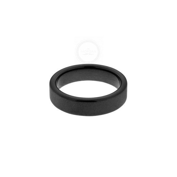 Кольцо из керамики черное R334