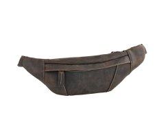 Сумка на пояс ручной работы из натуральной кожи SM3926