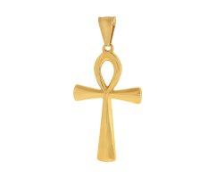 Кулон крест золотистый Анкх K556
