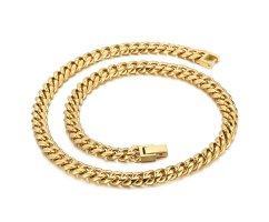 Цепочка из стали панцирного плетения 8 мм C136