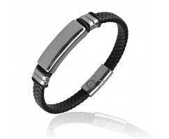 Браслет тонкий под гравировку QB407