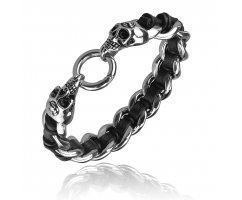 Браслет с черепами SB8223