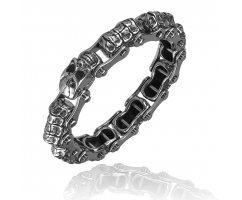 Браслет с черепом мотоцепь SB345